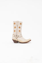 Load image into Gallery viewer, Vintage x Cream Floral Embroidered Leather Cowboy Boots (6, 6.5)