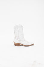 Load image into Gallery viewer, Vintage x STEVE MADDEN White Leather Cowboy Boots (7-8)