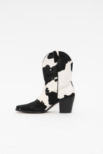 Load image into Gallery viewer, Vintage x STEVE MADDEN Cow Print Pony Hair Cowboy Boots (7.5, 8)