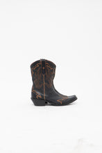Load image into Gallery viewer, Vintage x Black Camel Leather Cowboy Boots (6.5)