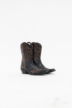 Load image into Gallery viewer, Vintage x Black Camel Leather Cowboy Boots (6.5)