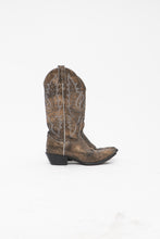 Load image into Gallery viewer, Vintage x JUSTIN Bronze Leather Rhinestone Cowboy Boots (6, 6.5)