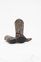 Load image into Gallery viewer, Vintage x JUSTIN Bronze Leather Rhinestone Cowboy Boots (6, 6.5)