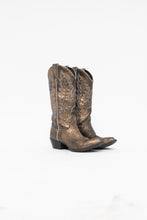 Load image into Gallery viewer, Vintage x JUSTIN Bronze Leather Rhinestone Cowboy Boots (6, 6.5)