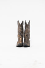 Load image into Gallery viewer, Vintage x JUSTIN Bronze Leather Rhinestone Cowboy Boots (6, 6.5)