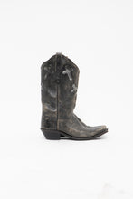 Load image into Gallery viewer, Vintage x Made in India x OLD WEST Cross Faded Leather Cowboy Boots (7-8)