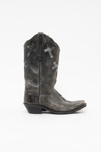 Load image into Gallery viewer, Vintage x Made in India x OLD WEST Cross Faded Leather Cowboy Boots (7-8)