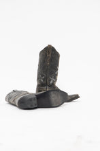 Load image into Gallery viewer, Vintage x Made in India x OLD WEST Cross Faded Leather Cowboy Boots (7-8)