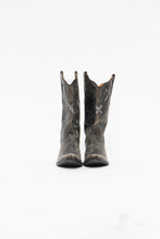 Load image into Gallery viewer, Vintage x Made in India x OLD WEST Cross Faded Leather Cowboy Boots (7-8)