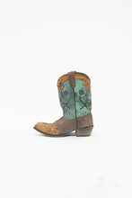 Load image into Gallery viewer, DAN POST x Brown Patterned Faded Leather Cowboy Boots (7)