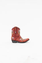Load image into Gallery viewer, Vintage x OLD GRINGO Red Leather Floral Embroidered Cowboy Boots (7)