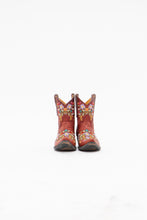 Load image into Gallery viewer, Vintage x OLD GRINGO Red Leather Floral Embroidered Cowboy Boots (7)