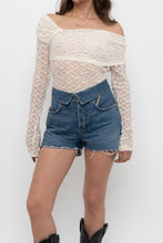 Load image into Gallery viewer, CHASER x Cream Lace Off-Shoulder Bodysuit (S, M)