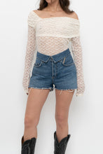 Load image into Gallery viewer, CHASER x Cream Lace Off-Shoulder Bodysuit (S, M)