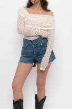 Load image into Gallery viewer, CHASER x Cream Lace Off-Shoulder Bodysuit (S, M)