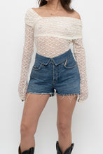 Load image into Gallery viewer, CHASER x Cream Lace Off-Shoulder Bodysuit (S, M)