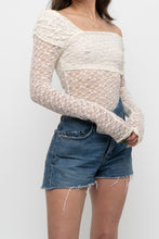 Load image into Gallery viewer, CHASER x Cream Lace Off-Shoulder Bodysuit (S, M)