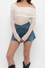 Load image into Gallery viewer, CHASER x Cream Lace Off-Shoulder Bodysuit (S, M)