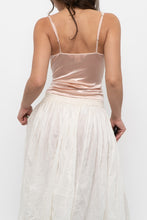 Load image into Gallery viewer, Vintage x LA VIE EN ROSE Baby Pink Cinched Shiny Rose Tank (S)