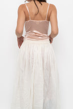 Load image into Gallery viewer, Vintage x LA VIE EN ROSE Baby Pink Cinched Shiny Rose Tank (S)