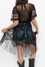 Load image into Gallery viewer, Vintage x Black Fringe Lace Top (XS-XL)