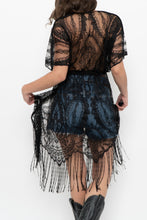 Load image into Gallery viewer, Vintage x Black Fringe Lace Top (XS-XL)