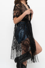 Load image into Gallery viewer, Vintage x Black Fringe Lace Top (XS-XL)