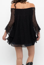 Load image into Gallery viewer, Vintage x SHANNON FORD Black Lace Layered Off-Shoulder Top (XS-M)