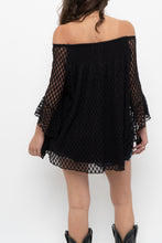Load image into Gallery viewer, Vintage x SHANNON FORD Black Lace Layered Off-Shoulder Top (XS-M)