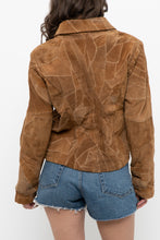Load image into Gallery viewer, Vintage x LEATHERWORKS Camel Patchwork Suede Cropped Jacket (XS-M)