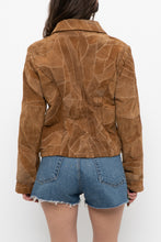Load image into Gallery viewer, Vintage x LEATHERWORKS Camel Patchwork Suede Cropped Jacket (XS-M)