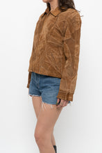 Load image into Gallery viewer, Vintage x LEATHERWORKS Camel Patchwork Suede Cropped Jacket (XS-M)