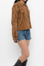 Load image into Gallery viewer, Vintage x LEATHERWORKS Camel Patchwork Suede Cropped Jacket (XS-M)