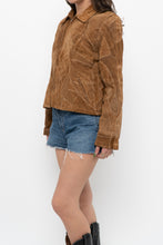 Load image into Gallery viewer, Vintage x LEATHERWORKS Camel Patchwork Suede Cropped Jacket (XS-M)
