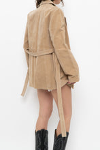 Load image into Gallery viewer, Vintage x SUZY SHIER Beige Suede Belted Jacket (XS-M)