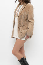 Load image into Gallery viewer, Vintage x SCULLY Beige Suede Fringe Jacket (XS-M)