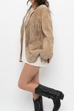Load image into Gallery viewer, Vintage x SCULLY Beige Suede Fringe Jacket (XS-M)