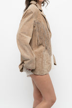 Load image into Gallery viewer, Vintage x SCULLY Beige Suede Fringe Jacket (XS-M)