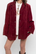 Load image into Gallery viewer, Vintage x Made in USA x GUILLAME Red Suede Deadstock Jacket (M-XL)
