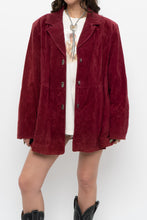 Load image into Gallery viewer, Vintage x Made in USA x GUILLAME Red Suede Deadstock Jacket (M-XL)