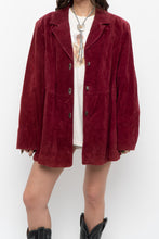 Load image into Gallery viewer, Vintage x Made in USA x GUILLAME Red Suede Deadstock Jacket (M-XL)