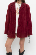 Load image into Gallery viewer, Vintage x Made in USA x GUILLAME Red Suede Deadstock Jacket (M-XL)