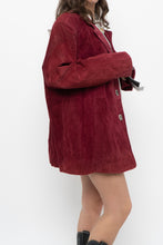 Load image into Gallery viewer, Vintage x Made in USA x GUILLAME Red Suede Deadstock Jacket (M-XL)
