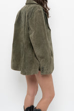 Load image into Gallery viewer, Vintage x LADY HATHAWAY Olive Green Suede Jacket (M, L)