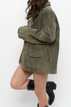 Load image into Gallery viewer, Vintage x LADY HATHAWAY Olive Green Suede Jacket (M, L)