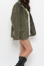 Load image into Gallery viewer, Vintage x LADY HATHAWAY Olive Green Suede Jacket (M, L)