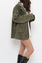 Load image into Gallery viewer, Vintage x LADY HATHAWAY Olive Green Suede Jacket (M, L)