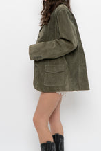 Load image into Gallery viewer, Vintage x LADY HATHAWAY Olive Green Suede Jacket (M, L)