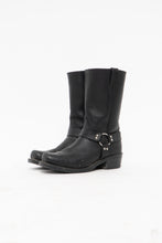 Load image into Gallery viewer, Vintage x Made in Canada x BOULET Black Leather Biker Boot (12W, 11M)