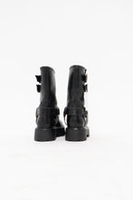 Load image into Gallery viewer, STEVE MADDEN x Made in Mexico x Black Leather Biker Boots (8-8.5W)